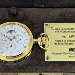 POKET WATCH CON CALENDARIO E FASI LUNA