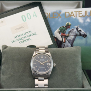 DATE JUST 31 MM BLU DIAL