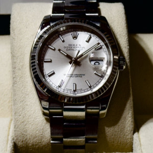 DATE JUST GHIERA ORO BIANCO