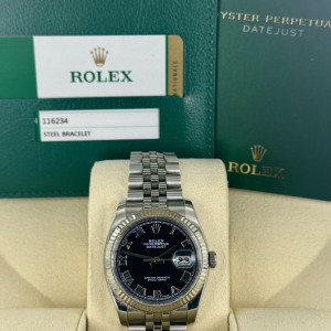 DATEJUST 36 MM GHIERA ORO BIANCO