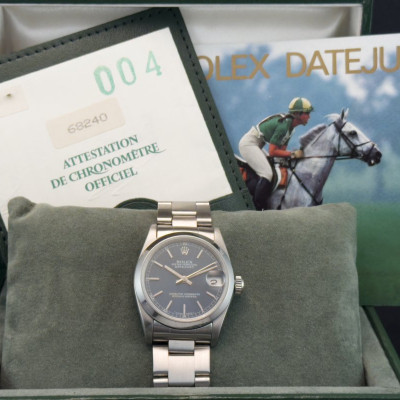 DATE JUST 31 MM BLU DIAL